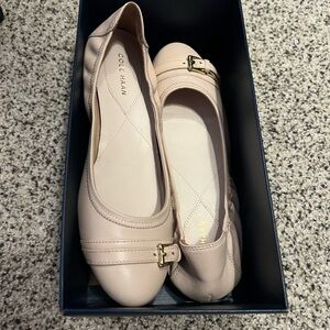 Cole Haan Ballet flats. Light pink. Worn once. Size 8